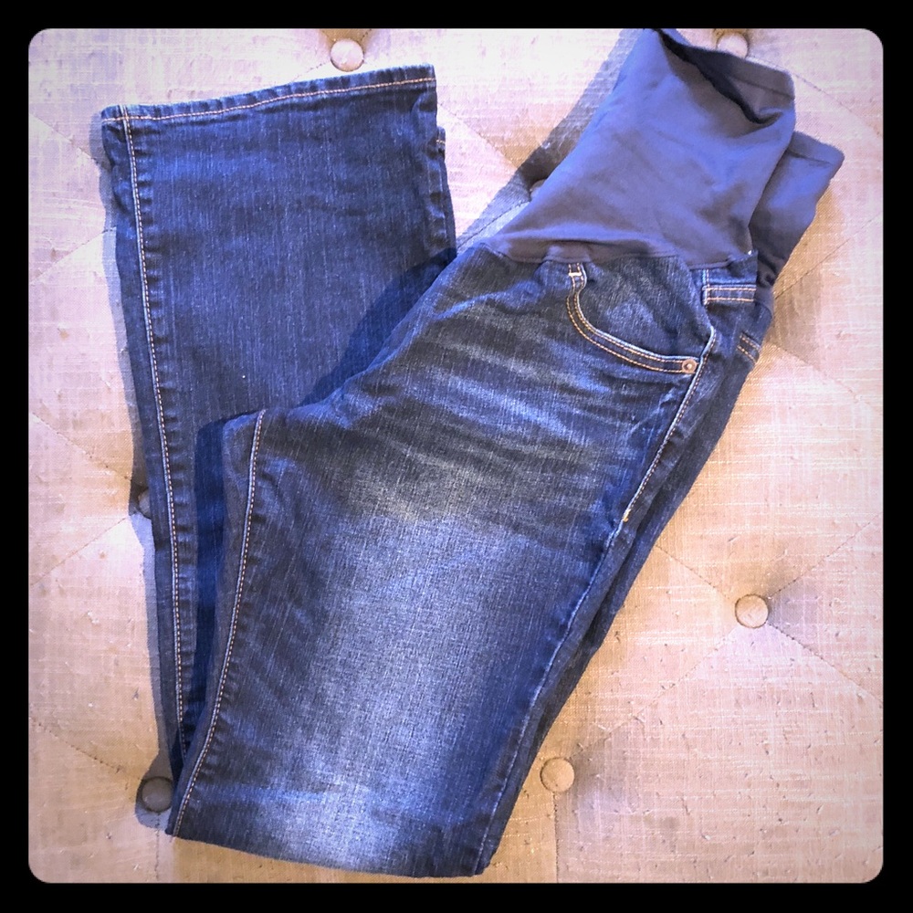 Old navy maternity boot cut jeans - sz 8